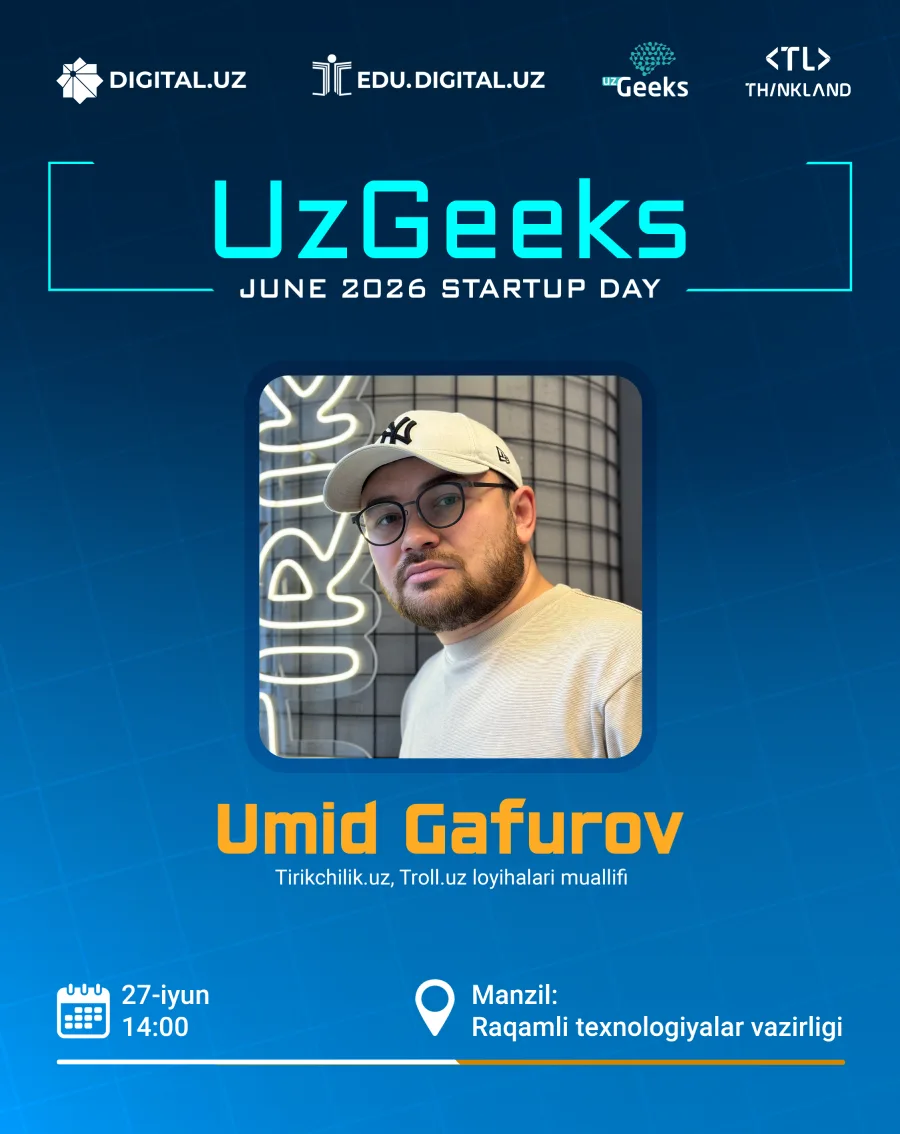 UzGeeks June2026 Startup Day Meetup
